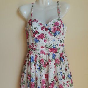 $20 Pink,white and blue floral Dress